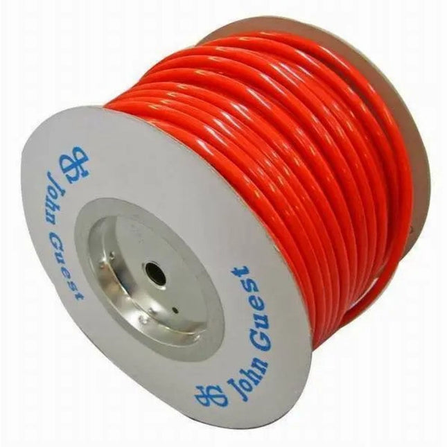 John Guest 12mm Red Hot Water Pipe Hose Push Fit Caravan Motorhome - 10 Metre