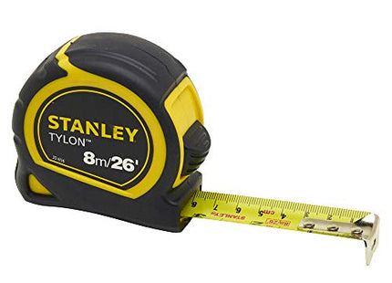 Stanley Tools Tylon Pocket Tape 8M/26Ft (Width 25Mm) Carded