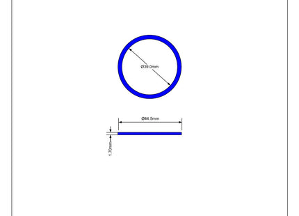 McAlpine Plastic BLUE Friction Washer 1.25''        PWM1