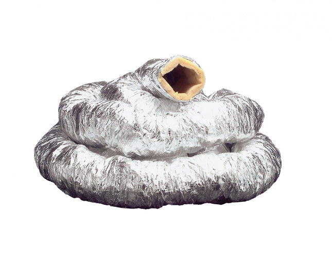 Airvent 100mm Diameter, 10M Insulated Ducting
