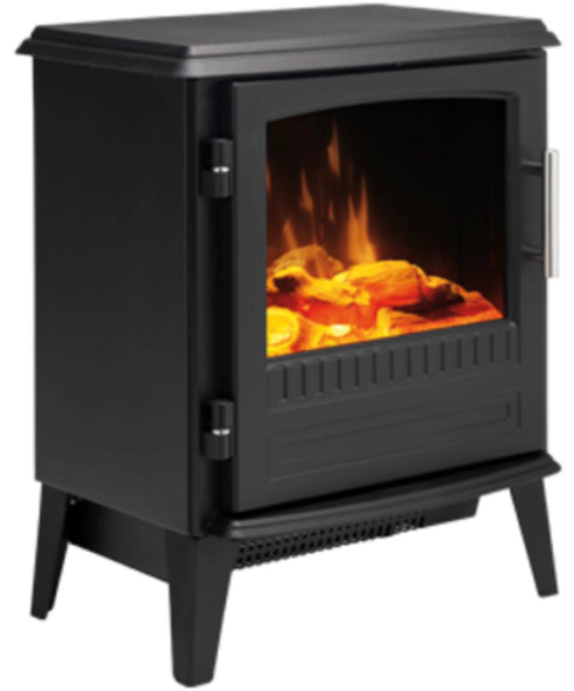Dimplex Bar20 Bari Electric Stove 2Kw With Optiflame Effect - Black