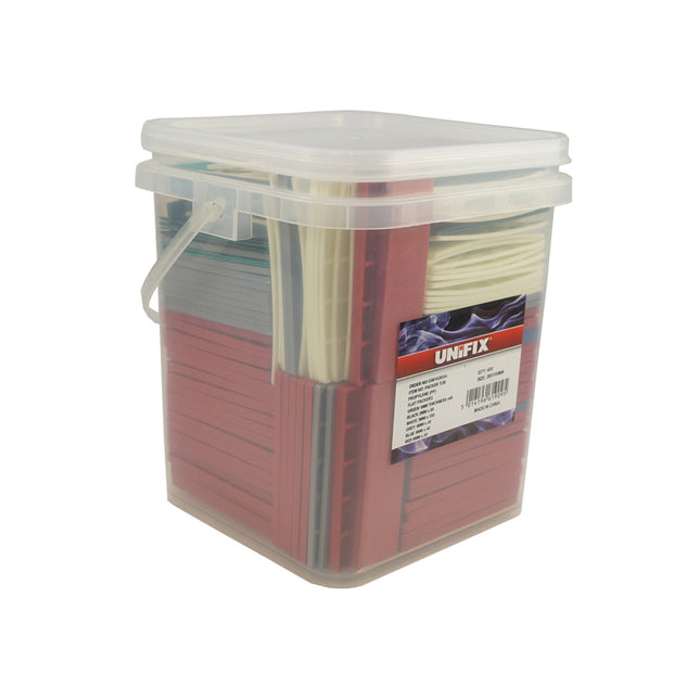 Unifix Assorted Flat Packers 28 x 100 x 1-6mm - PACKERTUB (Tub of 400)