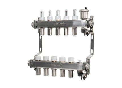 John Guest Speedfit 15mm 5 Port UFH Manifold - JGUFHMAN5/4 - For Efficient Heating