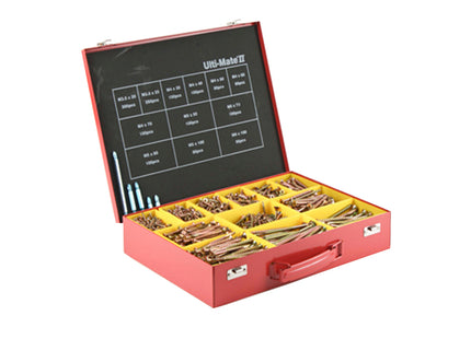 Ulti-Mate Woodscrews Pozisquare Double Countersunk  ZYP CE - 9ULTIMATEMETCASE1 - Case of 1570 Screws