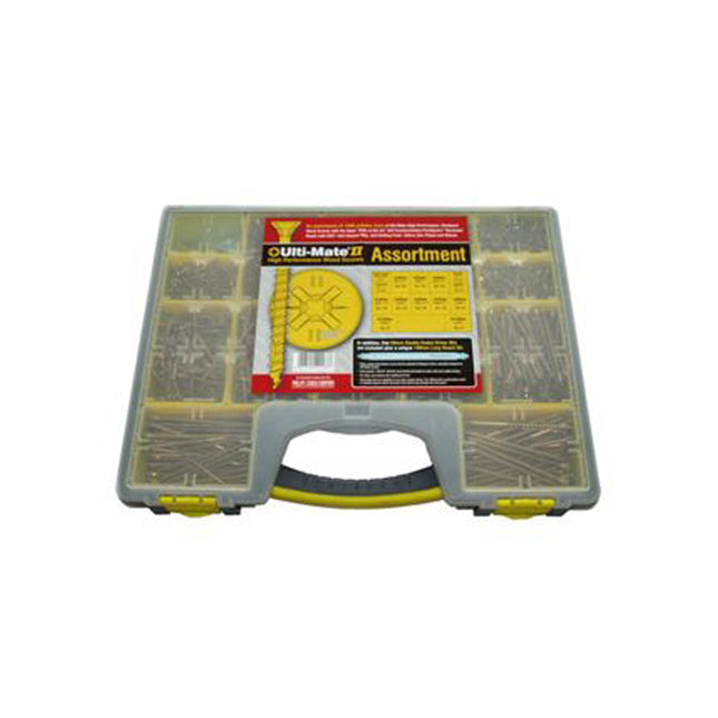 Ulti-Mate Woodscrews Pozisquare Double Countersunk  ZYP - 9ULTIMATECASE1 - Case of 1610 Screws