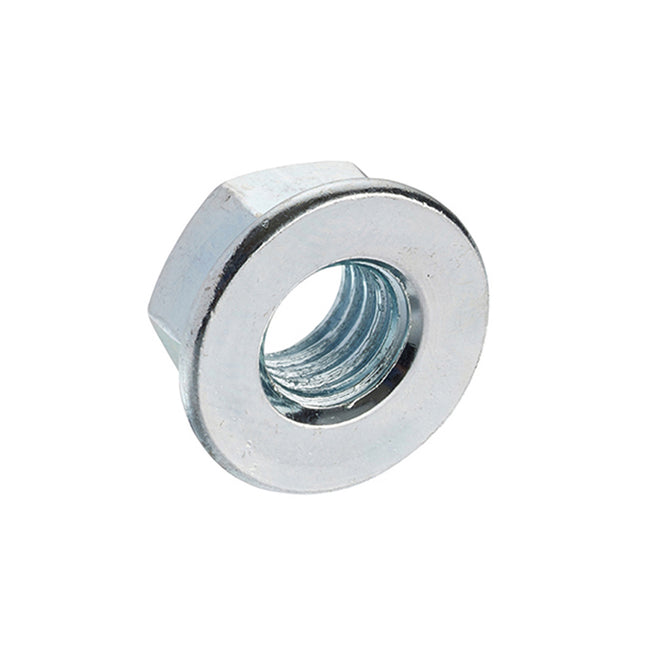 Unifix Class 6 Unserrated Flange Nuts DIN 6923 Bright Zinc Plated - M8 x 1.25 (Box of 1500)