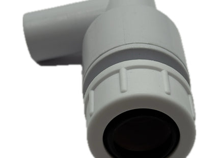 McAlpine R29-NRV 90° Elbow with integral Non-Return Valve Plain Tail Inlet x 19/23mm Universal Outlet