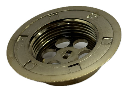 McAlpine BATHGRID-GP Bath Overflow Grid Gold Plated