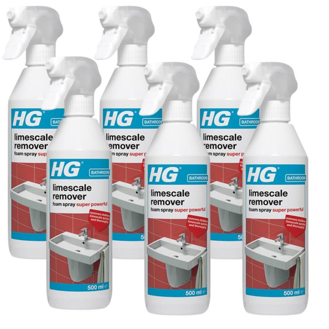 HG Limescale Remover Spray Super 500ml (Pack of 6)