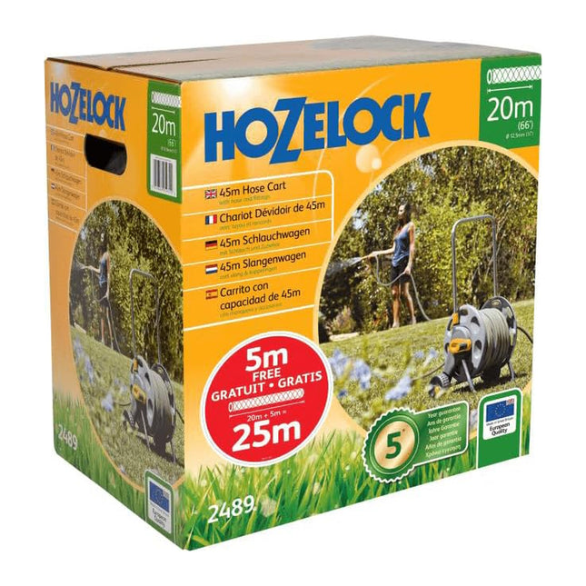 Hozelock Ltd 2489 45m Cart with 25M hose included plus all the fittings you need to start watering