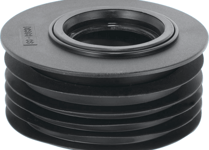 McAlpine DC3BL-OS Black 4"/110mm Offset Drain Reducer Connector