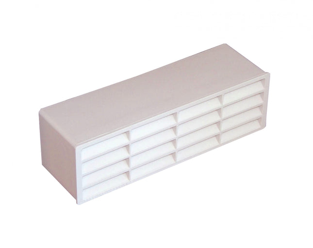 Airvent Flat Ducting- 204 X 60mm Air Brick Connector And Grille