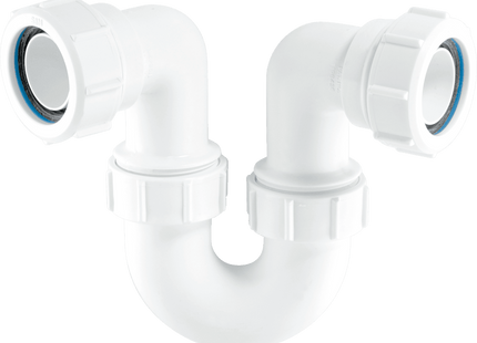 McAlpine SR10 1¼" 75mm Water Seal Running Tubular Swivel 'P' Trap