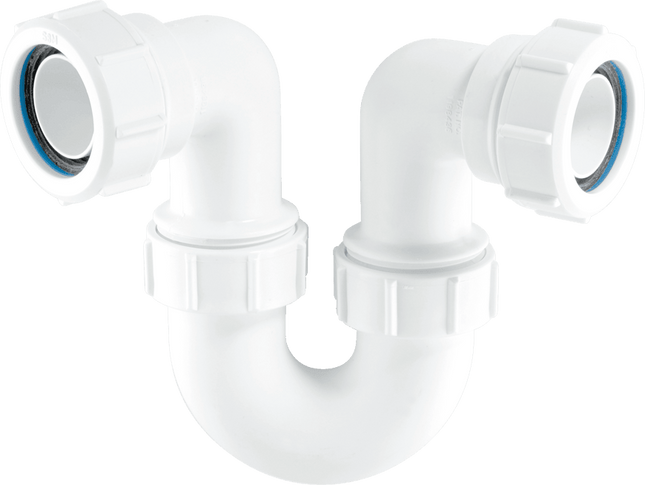 McAlpine SR10 1¼" 75mm Water Seal Running Tubular Swivel 'P' Trap