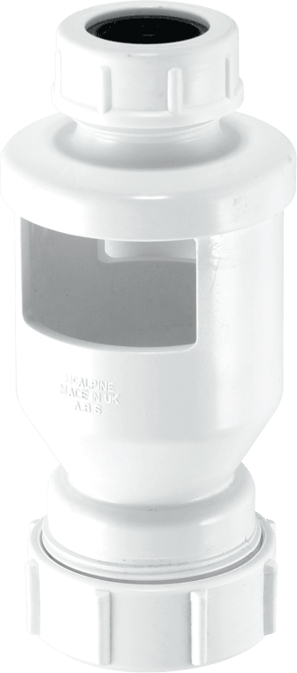 McAlpine TUN-6 One Piece Tun Dish 19/23mm Universal Inlet x 1¼" Universal Outlet