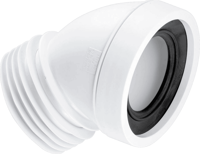 McAlpine WC-CON16 45° Angle Rigid WC Connector