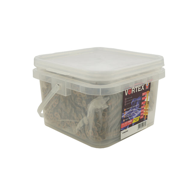 Vortex High-Performance Multi-Purpose Woodscrews CE - 6.0 x 100mm (Tub of 400) (Box of 2)