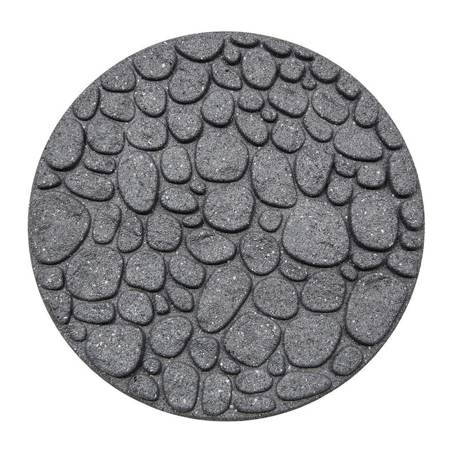 Primeur Stepping Stone River Rock Grey Recycled Rubber 45 x 45cm P00014561