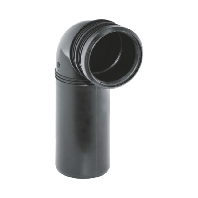 Grohe PP-Outlett Bend DN80 With Adjustment - 42327000 - Ideal for Sanitary Use