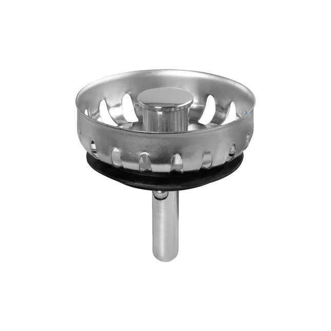 McAlpine 50mm Mini Kitchen Sink Basket Waste Strainer Plug Stainless Steel MBSKTOP