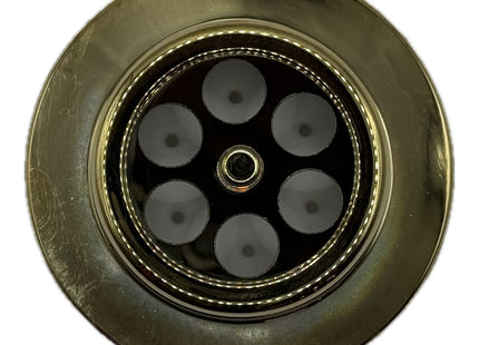 McAlpine BATHGRID-GP Bath Overflow Grid Gold Plated