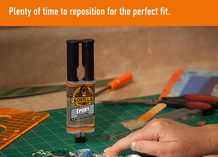 Gorilla Glue Gorilla 5 Min 2-Part Epoxy Syringe 25Ml