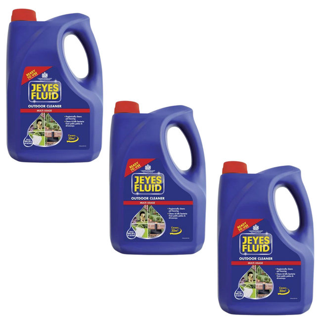 Jeyes Fluid Ready to Use 4 litre (Pack of 3)