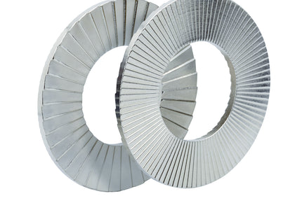 Heico Pairs of Wedge Lock Washers Delta Protekt Broad O/D - M4 (Box of 200)