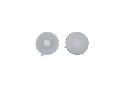 JCP Fixings Concrete Screw Cover Caps - White (Box of 1000)