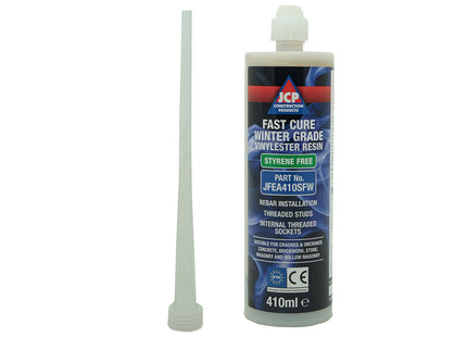 JCP Fixings Eta Option1 Vinylester Fast Cure Winter Grade Injection Resin CE - 410ml (Box of 12)