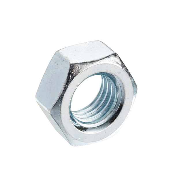 Unifix Class 6 Full Nuts DIN 934 Bright Zinc Plated - M2.5 x 0.45 (Box of 2000)