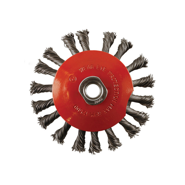 Abracs Twisted Knot Bevel Brush - 115mm x M14 (Box of 5)
