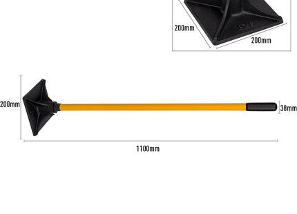 Roughneck 64-379 Earth Rammer (Tamper) With Fibreglass Handle 4.5Kg (10Lb)