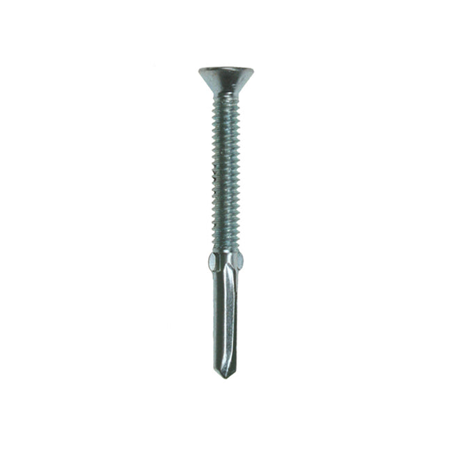 JCP Fixings Woodfix Self-Drilling Screws Heavy Section DIN 7504P Bright Zinc Plated - 5.5 x 60mm (Box of 100)