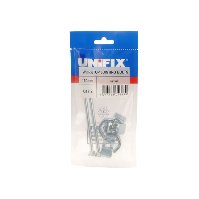 Unifix Worktop Jointing Bolts - 150mm (Box of 10)
