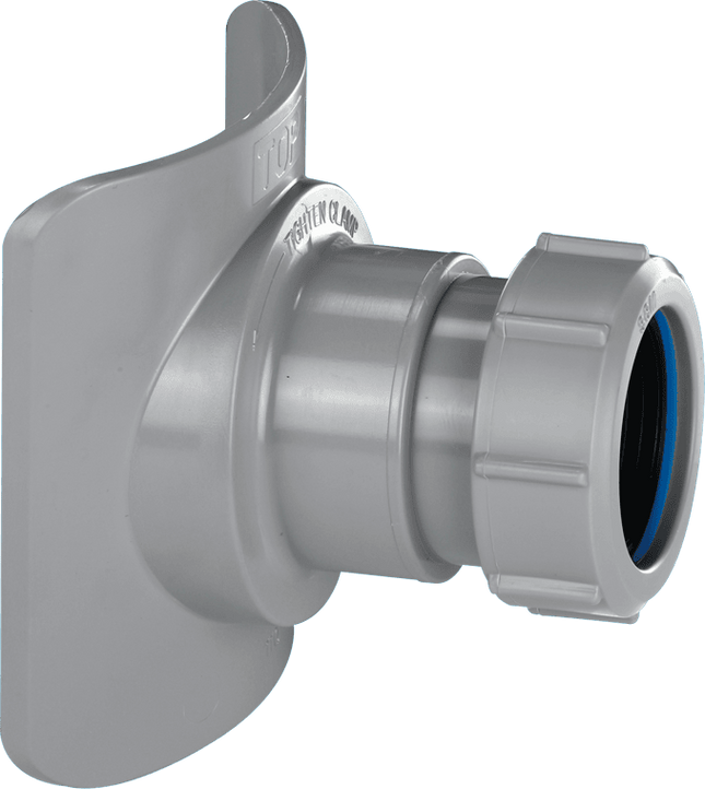 McAlpine BOSSCONN110T-GR Black Mechanical Soil Pipe Boss Connector