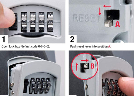 Master Lock 5481EURD Large Select Access Key Lock Box