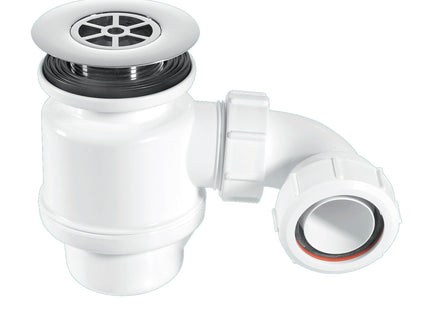 McAlpine STW8-R 50mm Water Seal Resealing Shower Trap with Multifit Outlet