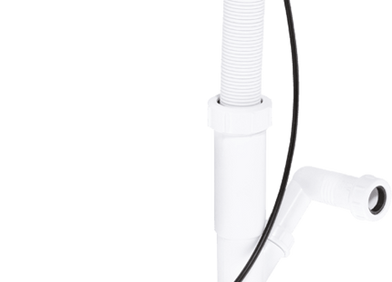 McAlpine PUBX-SP 1½" x 70mm Chrome Plated Stainless Steel Flange Pop-Up Bath Waste and Overflow