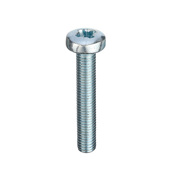 Unifix Machine Screws Pozi Pan Head DIN 7985Z Bright Zinc Plated - M5 x 10 (Box of 1000)