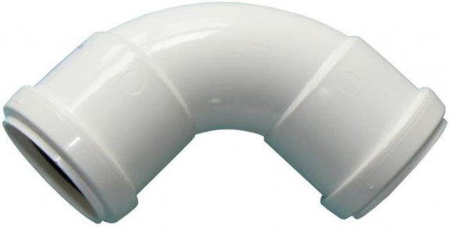 FloPlast Push Fit Waste 92.5 Degree Bend 40mm White