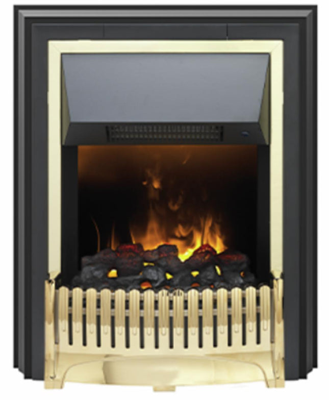 Dimplex Ropley Optimyst Electric Inset Fire - Brass