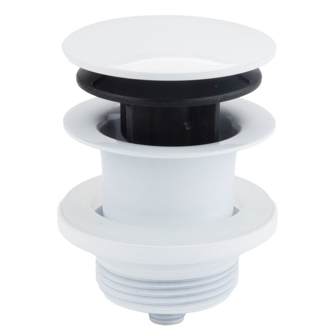 McA 1.25" x 60mm CWP60-CB-WH Multi-Function Centre-Pin Basin Waste White