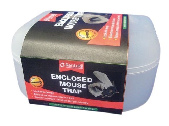 Rentokil Enclosed Mouse Trap (Pack of 3)