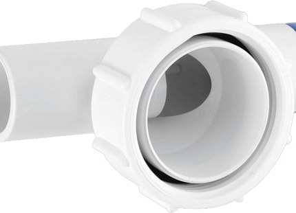 McAlpine R15 2 Way Connector: 1½" loose nut x two connections for 19mm pipe, supplied with 1 Plug