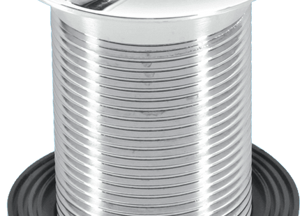 McAlpine BWU60SPH-CB 1¼" Chrome Plated Brass Basin Waste - Backnut Model: 60mm Flange x 3½" Tail with Swivel Handle Plug