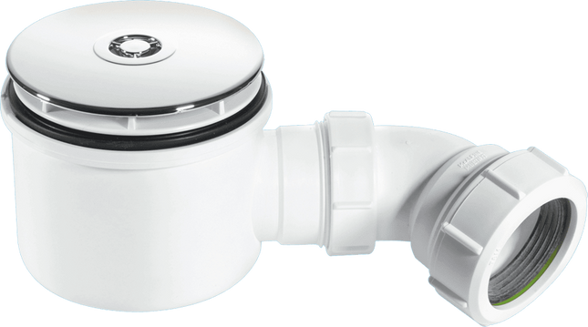 McAlpine ST90CB10-HP 90mm x 50mm Water Seal Shower Trap with 2" Universal Outlet