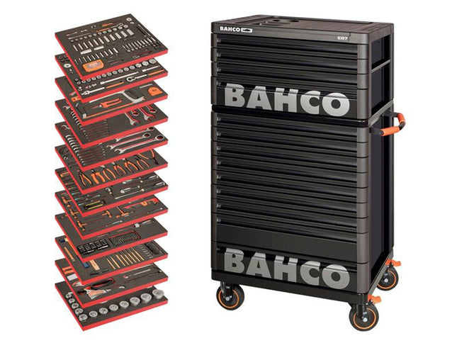 Bahco Xlarge Tool Trolley General Purpose Tool Kit, 560 Piece - MPN XLARGE