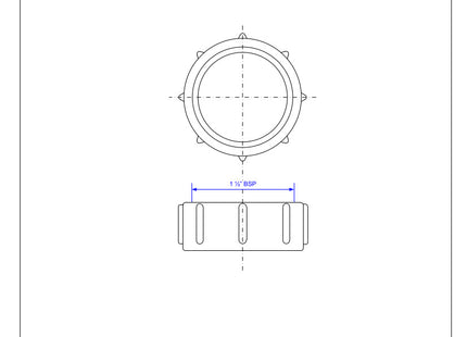 McAlpine T8A 1½" BSP Nut