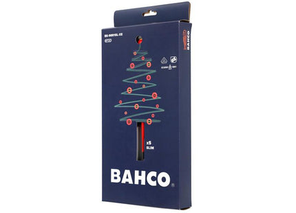 Bahco Xmas Be-9881Sl Ergo Slim Vde Insulated Screwdriver Set, 5 Piece